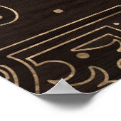 Vegvisir - Viking Compass Ornament Poster (Hoek)