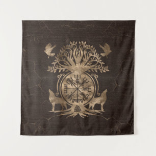 Vegvisir - Viking Compass Ornament Wandkleed