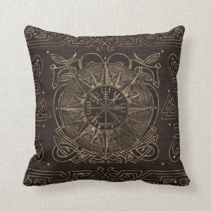 Vegvisir - Viking Kompas Ornament Kussen