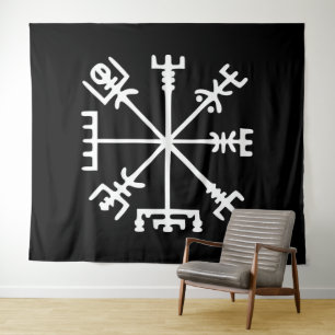 Vegvísir (Viking Kompas) Wandkleed