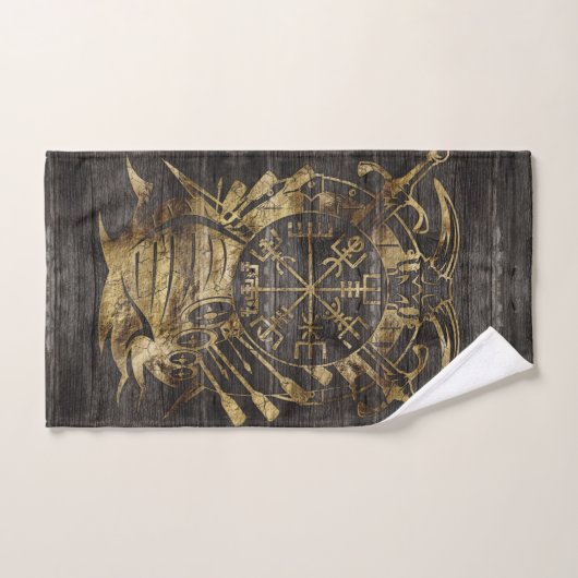 Vegvisir - Viking Navigation Compass Bad Handdoek (Handdoek)