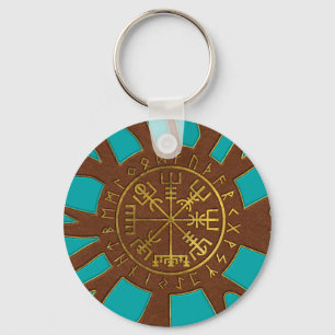 Vegvisir - Viking Navigation Compass Sleutelhanger
