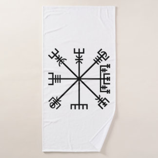 Vegvisir Viking Symbol Badhanddoek