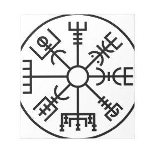 vegvisir Viking Symbol Norse Shield Odin Notitieblok