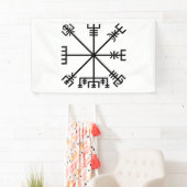 Vegvisir Viking Symbol Spandoek (Insitu)