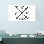 Vegvisir Viking Symbol Spandoek (Beurs)