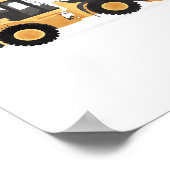 Véhicule de construction chargeur avant jaune déco (Coin)