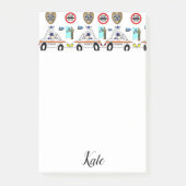 Véhicule de police Post-it Notes (Devant)