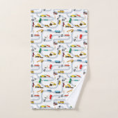 Véhicules de transport Voitures Camions Garçons de (Serviette à main)