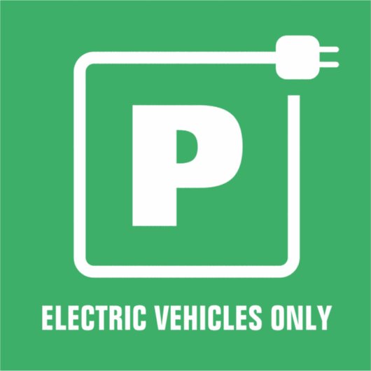 Véhicules électriques Uniquement autocollant de pa (Devant)