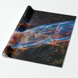 Veil Nebula NASA Hubble Space Photo Cadeaupapier