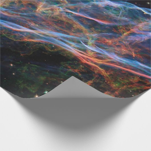 Veil Nebula Supernova Remnants Hubble Telescope Cadeaupapier (Hoek)