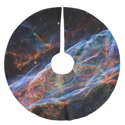 Veil Nebula Supernova Remnants Hubble Telescope Kerstboom Rok (Voorkant)