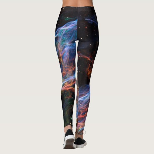 Veil Nebula Supernova Remnants Hubble Telescope Leggings (Achterkant)