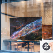 Veil Nebula Supernova Remnants Hubble Telescope Raamsticker (Cafe Raam)