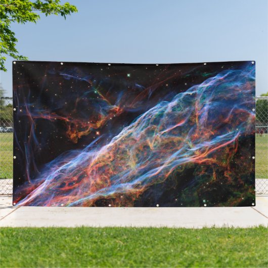 Veil Nebula Supernova Remnants Hubble Telescope Spandoek (Buitenkant)