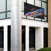 Veil Nebula Supernova Remnants Hubble Telescope Spandoek (Buitenkant Gebouw)