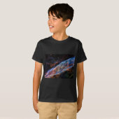 Veil Nebula Supernova Remnants Hubble Telescope T-shirt (Voorkant volledig)