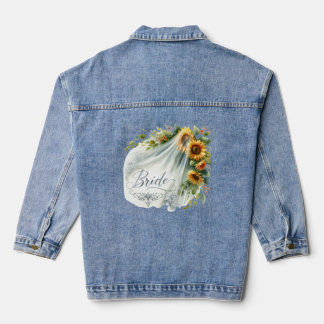 Veil nuptiale Sunflower Denim Veste
