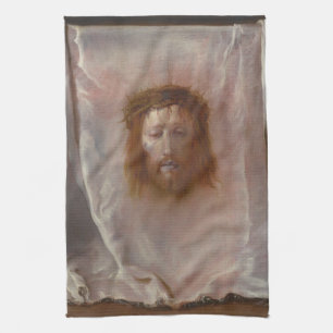 Veil van Veronica - Domenico Fetti Fine Art Theedoek