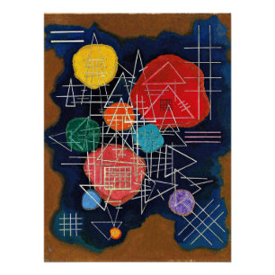 Veiled Glow, van Wassily Kandinsky, Perfect Poster