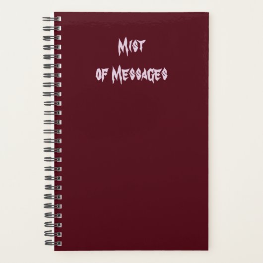 Veiled Guidance Planner – Mist of Messages (Devant)