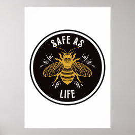 Veilig als het leven poster