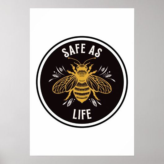 Veilig als het leven poster (Voorkant)