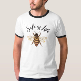 Veilig als Leven Overmaatse Ringer T-shirt