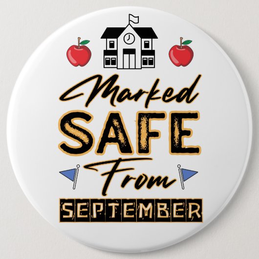 Veilig gemarkeerd vanaf september Button (Voorkant)