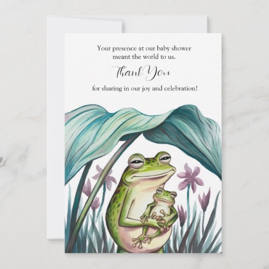 Veilig in de armen van mama bedankkaart (Voorkant)