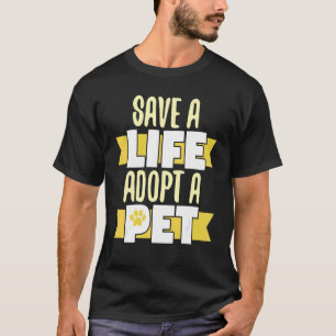Veilig leven adopteert een zorgverlener voor adopt t-shirt