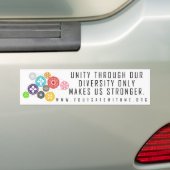 Veilig met mij Cogs-Bumpersticker Bumpersticker (Op auto)