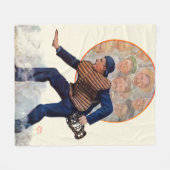 Veilig op het Bord Fleece Deken (Voorkant (Horizontaal))