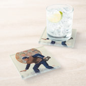 Veilig op het Bord Glazen Onderzetter (Schuin)