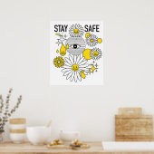 Veilig Poster met 20 x 24 inch matte (Keuken)