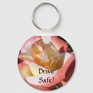 Veilig rijden! Moms zei sleutelhanger Roze roze bl