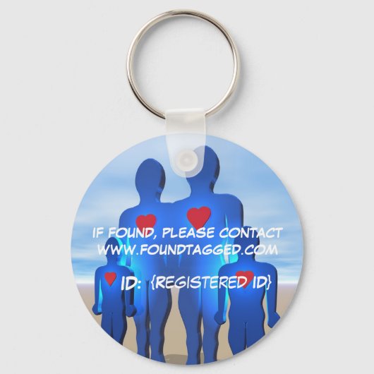 Veilig Sleutelhanger familie (Voorkant)