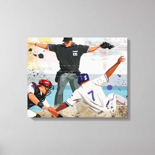 Veilig thuis canvas afdruk (Voorkant)