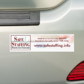Veilige Bumpersticker voor personeel (Op auto)