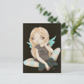 VEILIGE GOTHIC storm blikseminslag Briefkaart (Staand voorkant)