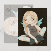 VEILIGE GOTHIC storm blikseminslag Briefkaart (Voorkant / Achterkant)