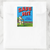 Veilige Lable Art Vierkante Sticker (Tas)