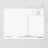 veilige manier om briefkaart te paradijs (Achterkant)