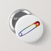 Veilige pincode ronde button 5,7 cm (Voorkant /achterkant)