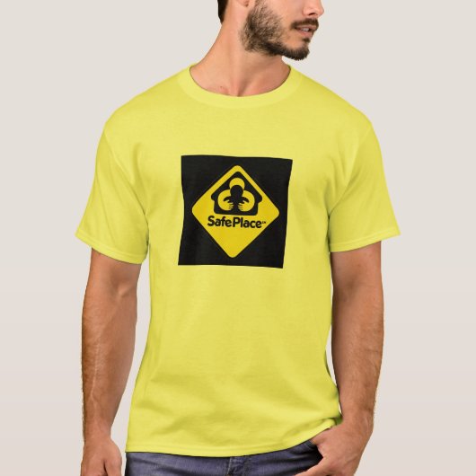 Veilige plaats? t-shirt (Voorkant)
