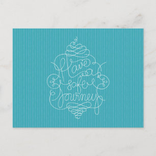 Veilige reis briefkaart