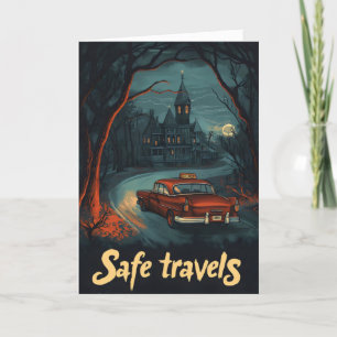 Veilige reizen Horror Trip Feestdagen Kaart