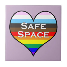 Veilige ruimte keramische Tegel Tegeltje