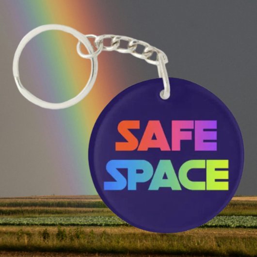 Veilige Ruimte Pride Sleutelhanger
